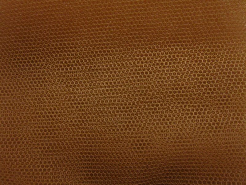 Italian Nylon Tulle in Tabacco0