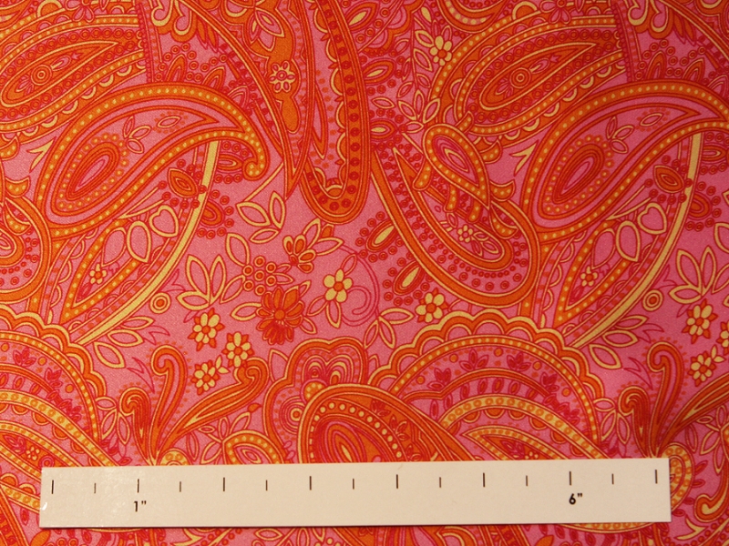 Printed Silk Charmeuse0
