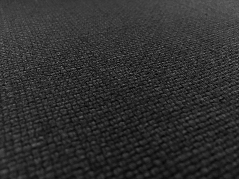 Belgian Laundered Upholstery Linen in Black0