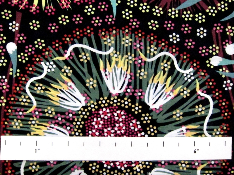 Australian Cotton Print With Aboriginal Motif1