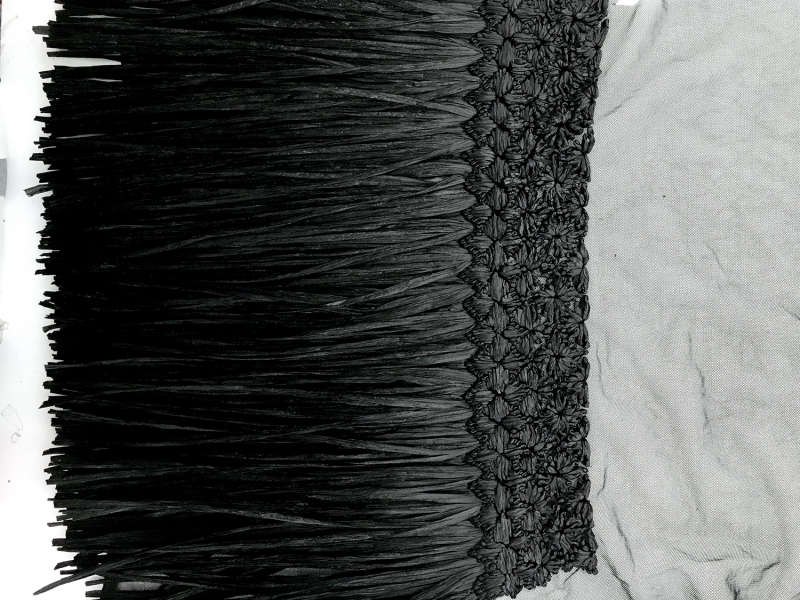 Novelty Raffia on Tulle0