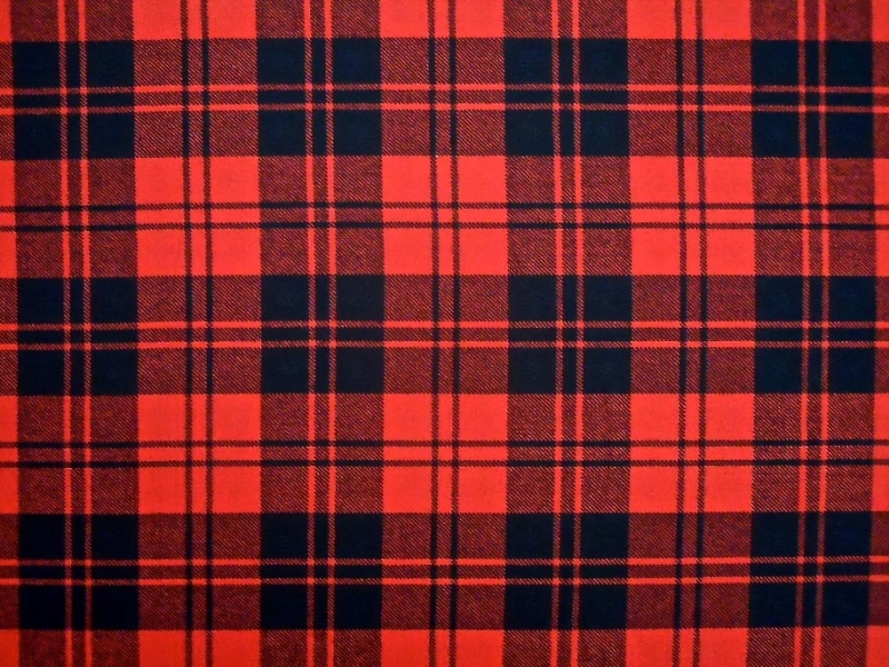 Virgin Wool Plaid0