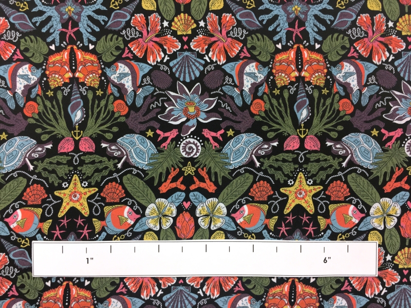 Liberty Silk Crepe De Chine Print1