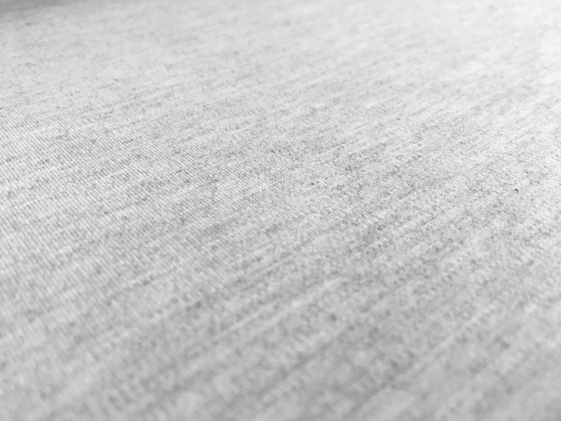 Rayon Nylon and Spandex Doubleface Ponte in Heather Grey2