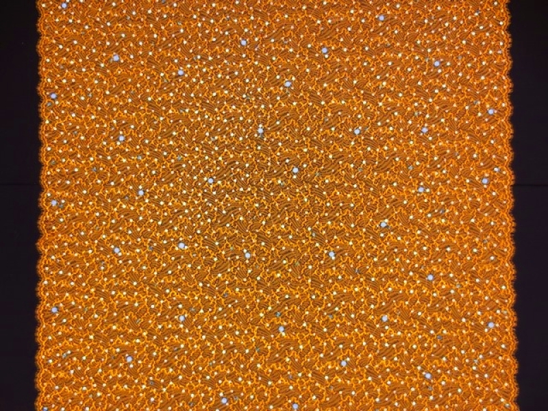 Beaded Metallic Chantilly Lace3