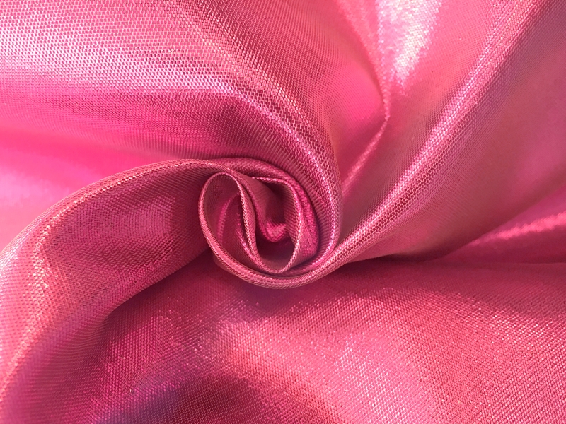 Silk and Polyester Blend Doubleface Lamé1