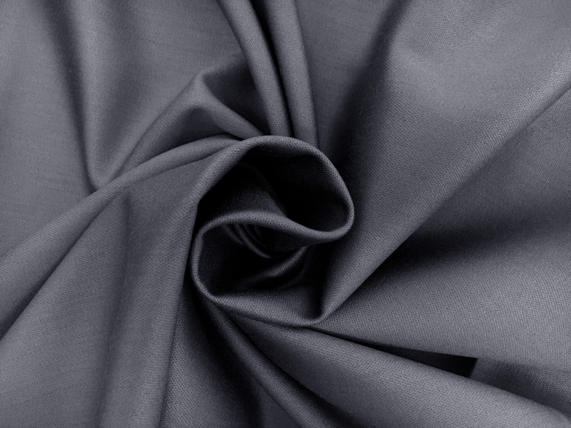 Italian Super 130s Wool Satin in Grigio Chiaro1