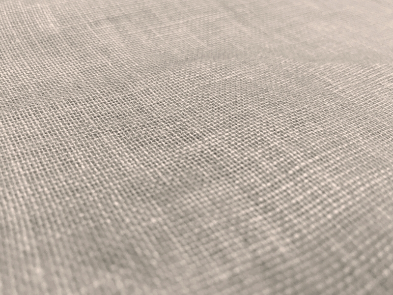 Metallic Coated Linen Mesh in Silver Glam2