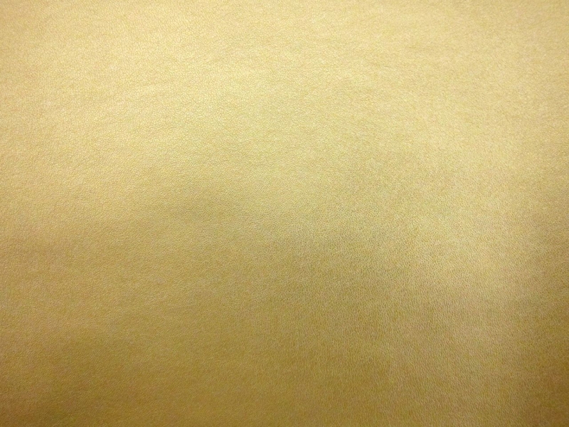 Stretch Metallic Faux Leather in Gold0