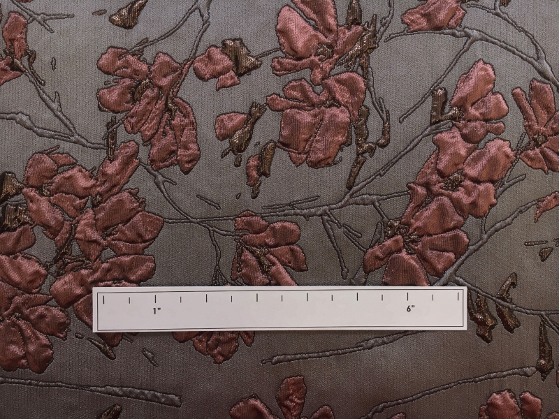 Metallic Floral Cloqué Brocade1