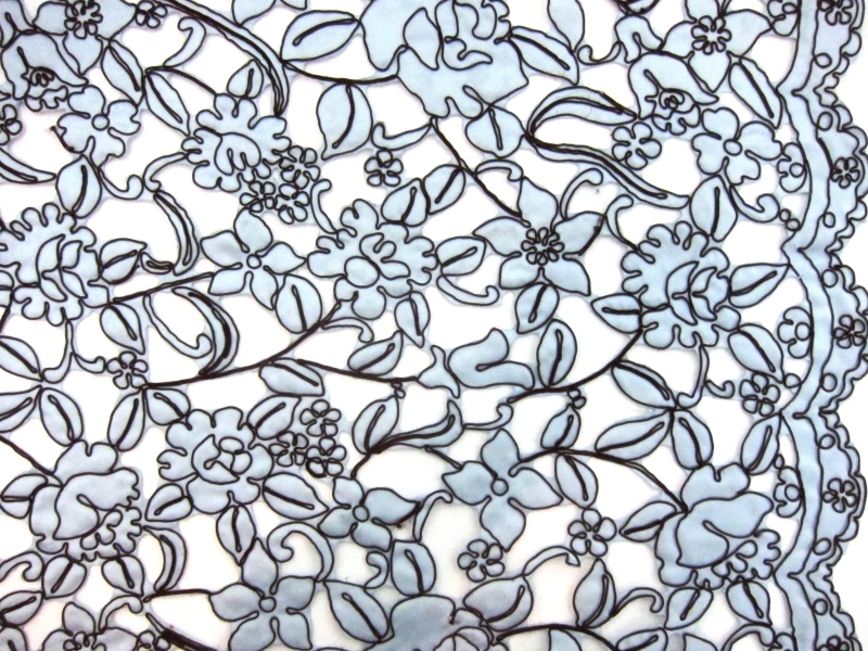 Laser Cut Corded Satin 0