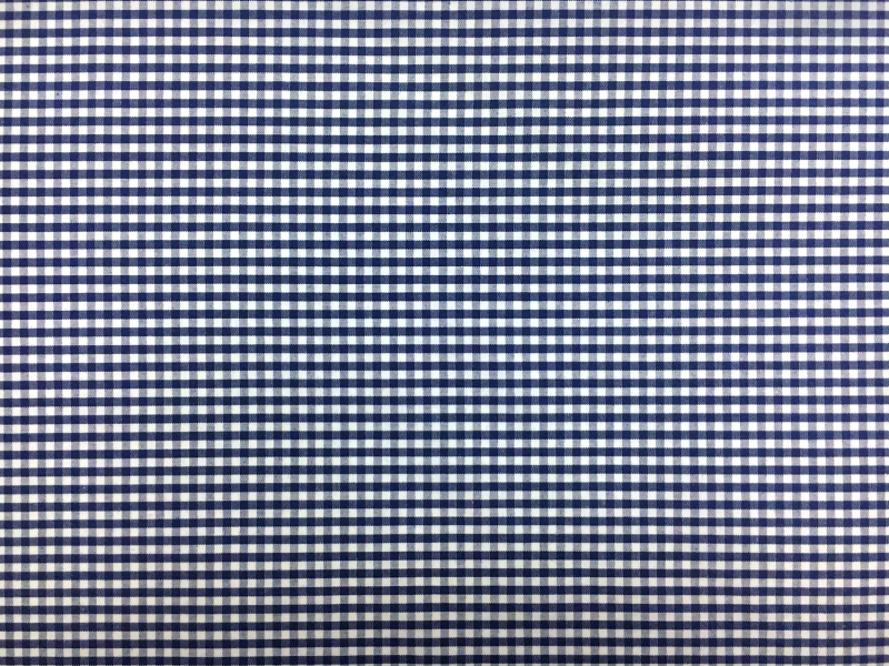 1/8" Cotton Gingham in Royal Blue0