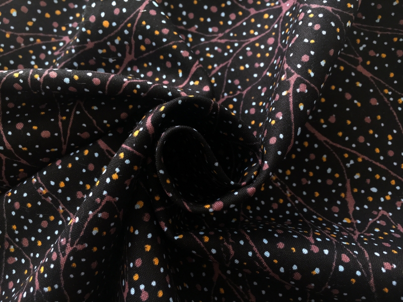 Australian Cotton Print With Aboriginal Motif1