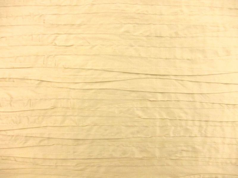 Tucked Silk Shantung0