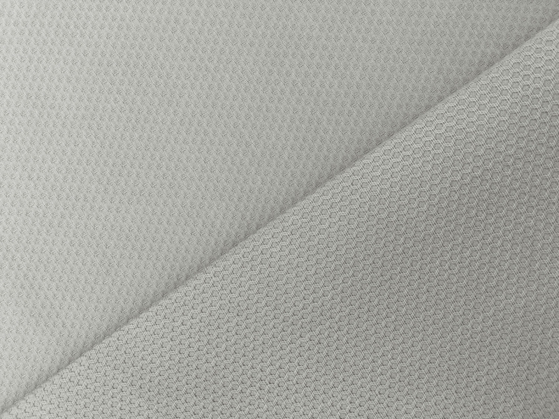 Italian Cotton Lycra Pique in Gray1