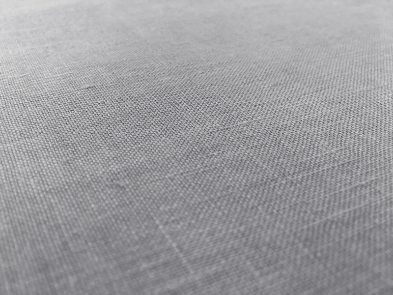 Belgian Sanforized Linen in Silver0