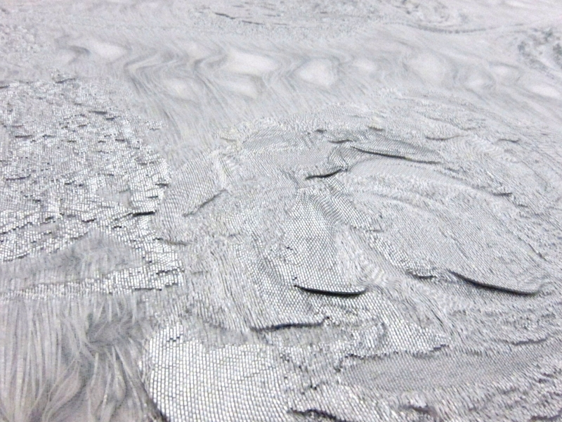 Silk Blend Metallic Cloqué2