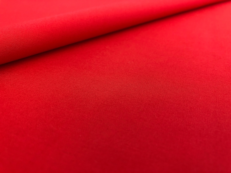 Imported Cotton Poplin in Red0