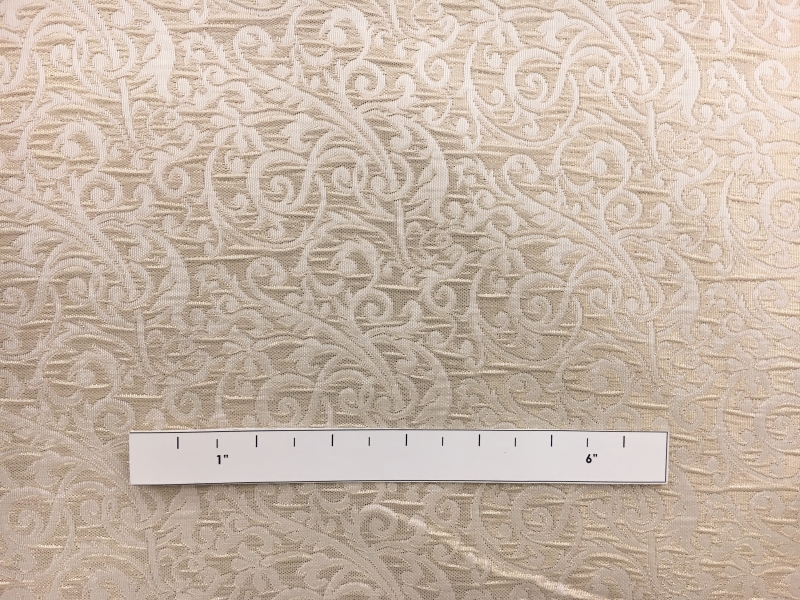 Metallic Brocade with Victorian Ornamentations1