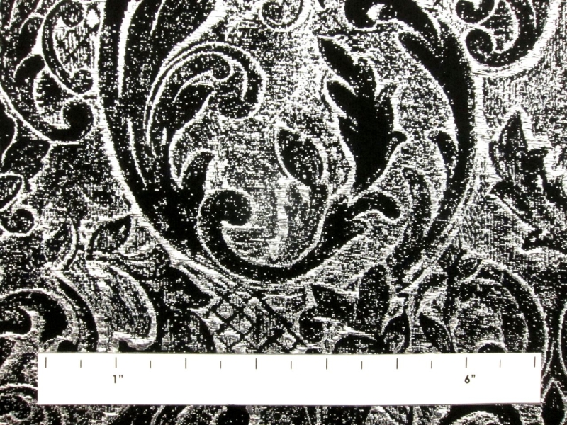 Silk Blend Metallic Brocade1