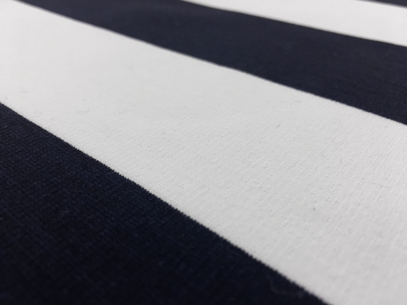 Cotton Lycra Ponti Stripe2