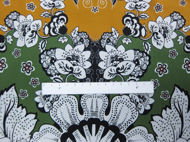Printed Silk Charmeuse Panel1