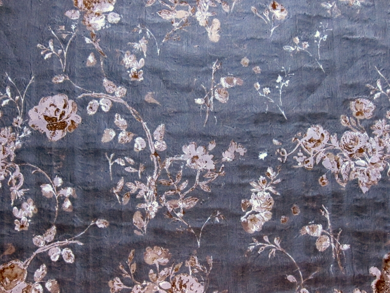 Painted Double Silk Organza0