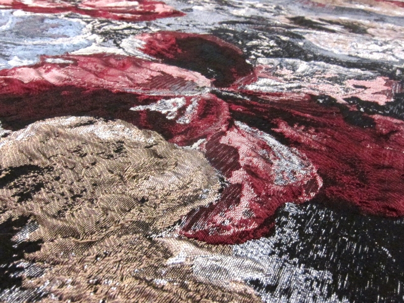 Silk Blend Metallic Cloqué2