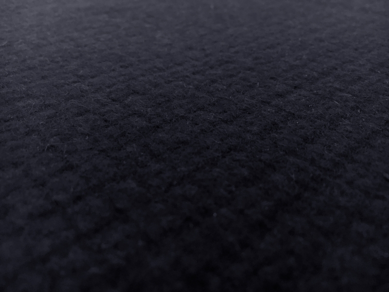 Italian Cashmere Basketweave Coating in Navy0