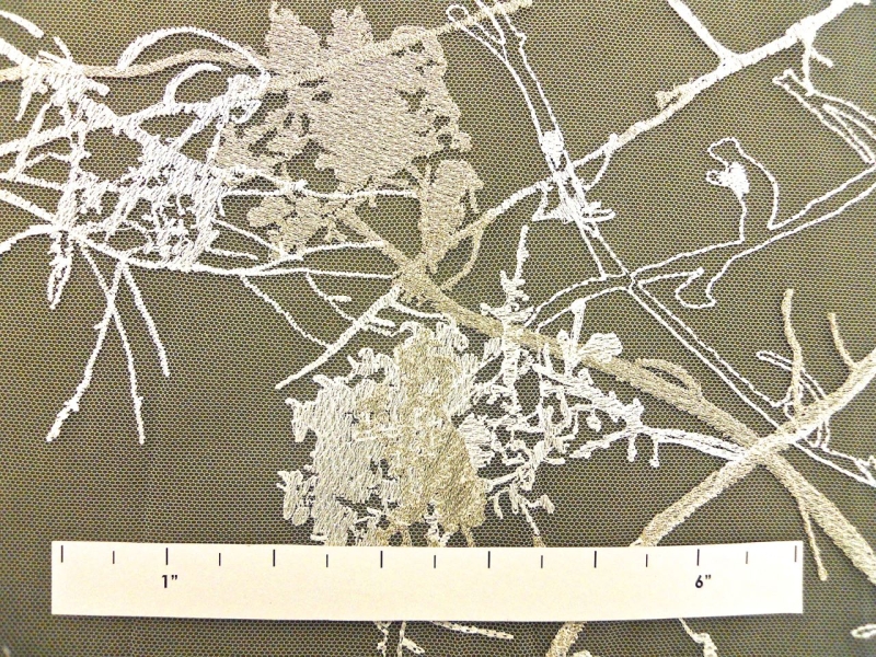 Metallic Embroidered Tulle1