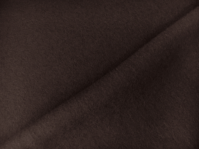 Italian Felted Wool Double Knit in Espresso 0