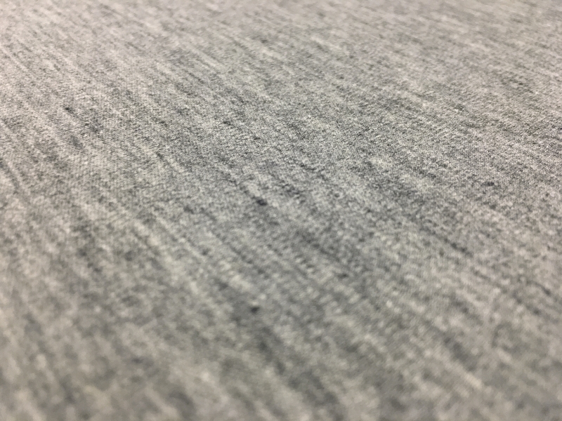 Japanese Cotton French Terry in Medium Heather Grey2