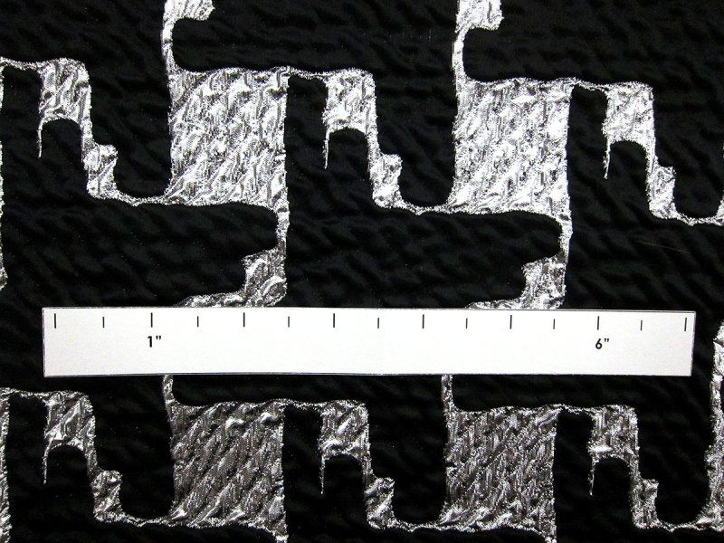 Houndstooth Lamé Cloqué2