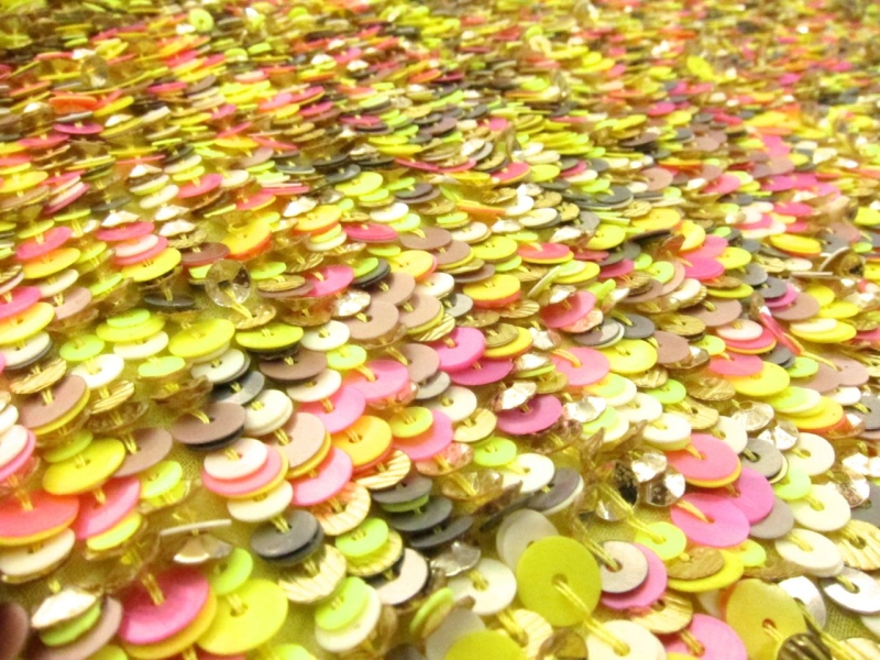 Sequins on Silk Chiffon2