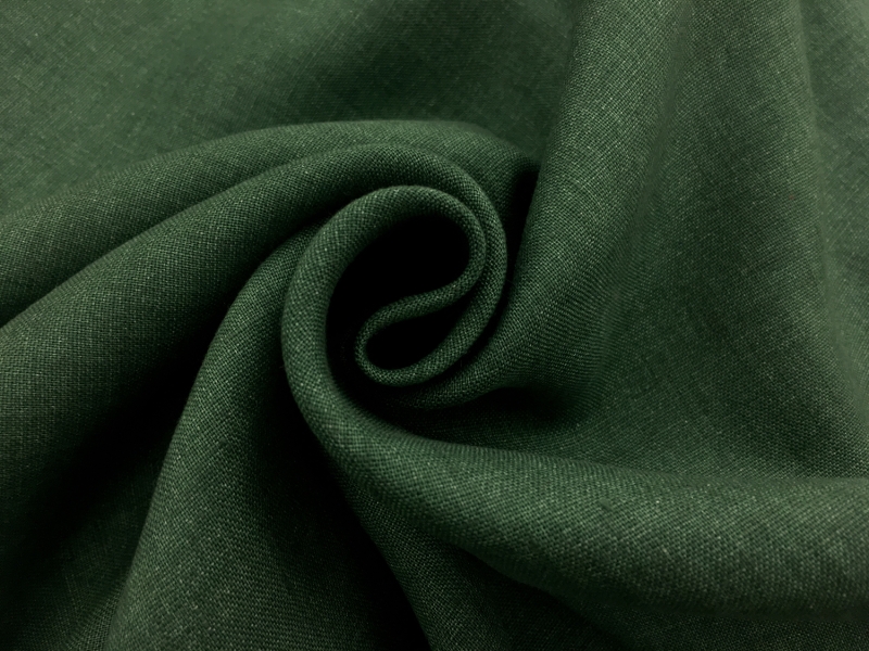 Austrian Light Weight Linen in Forest Green1