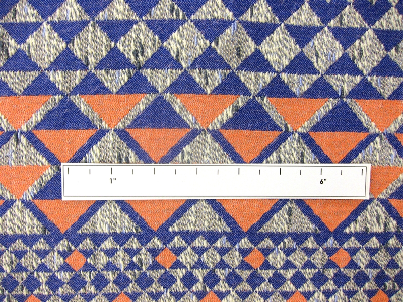 Cotton and Polyester Blend Geometric Brocade2