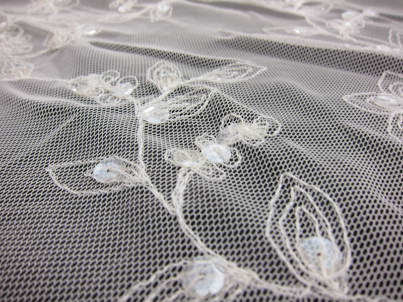   Embroidered Illusion with Hand Sewn Sequins2