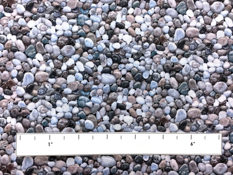 Cotton Broadcloth Print With Pebbles1