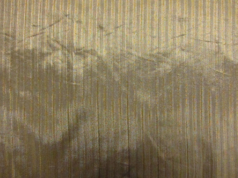 Silk Metallic Derby Weave Shantung1