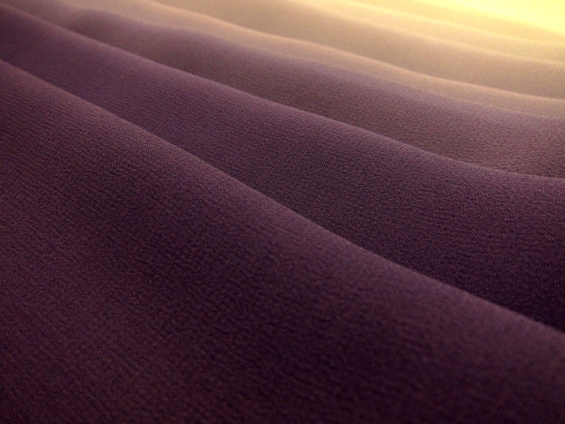 Silk Ombré Chiffon in Grape I1