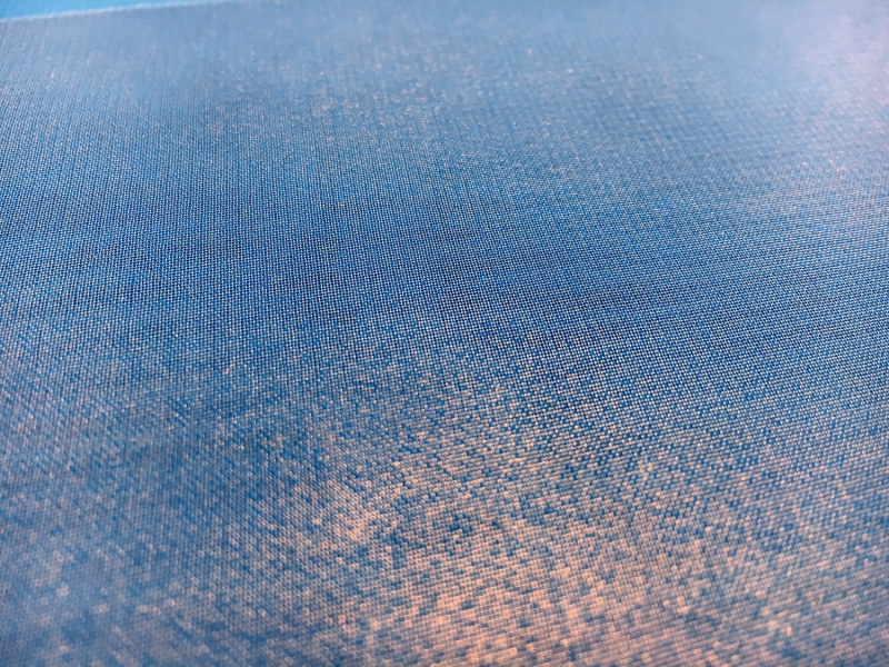 Microfiber Gold Metallic Chiffon in Tropic Blue2