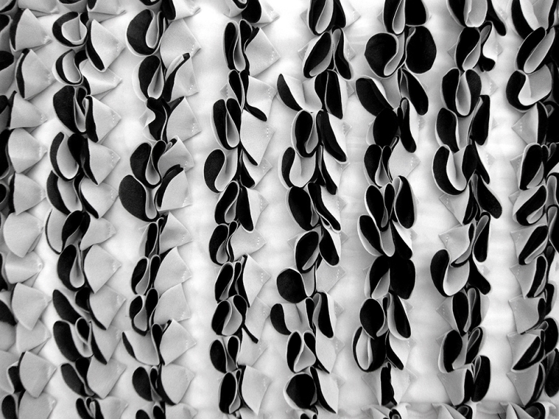 Novelty Samba Polyester Georgette Ruffles0