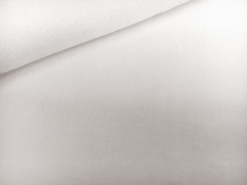 Linen Cotton Lycra Blend in White0
