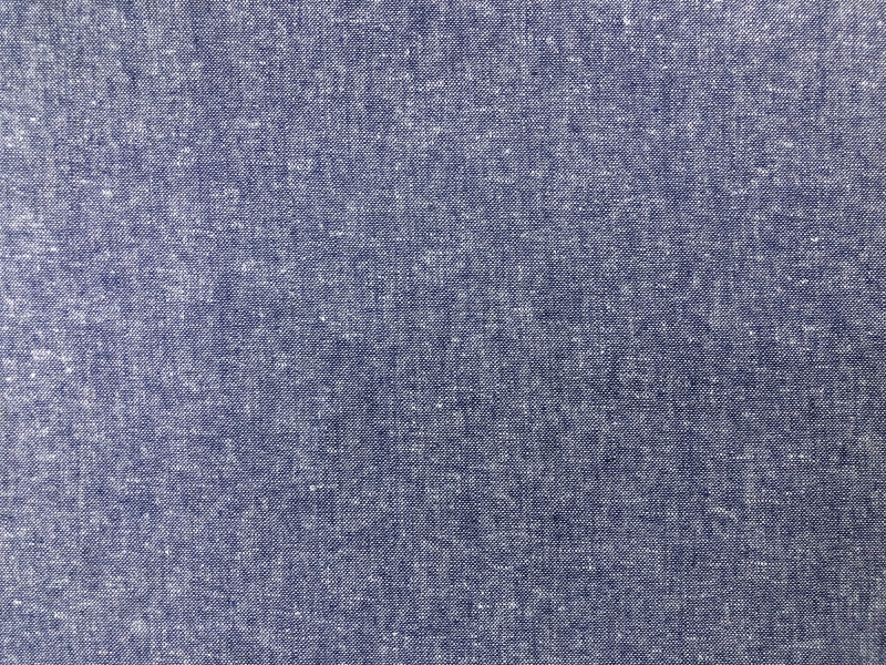 Yarn Dyed Linen Cotton Blend in Denim2