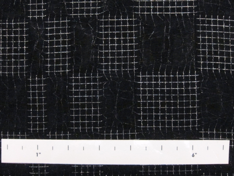 Metallic Double Layer Rayon Georgette Fil Coupé 1