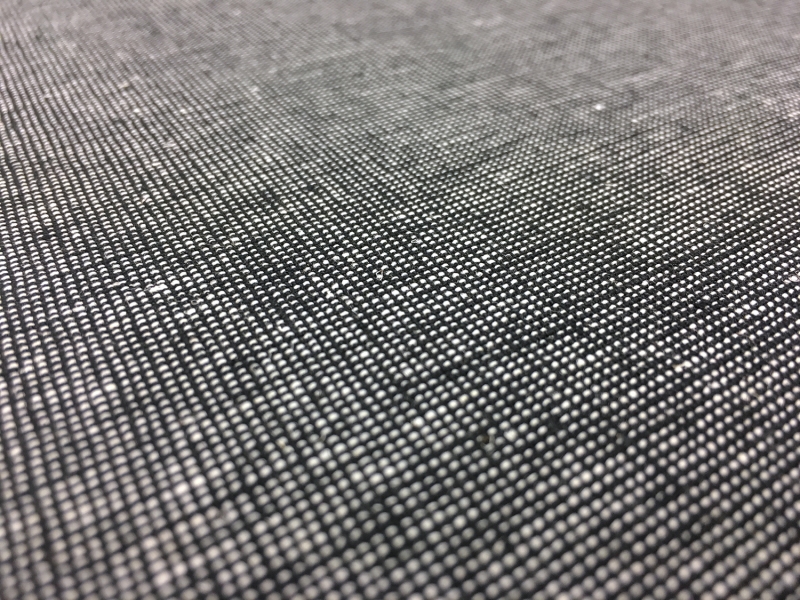 Homespun Two Toned Linen Cotton Blend in Pepper2