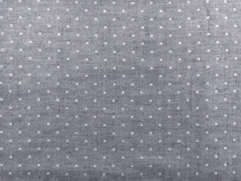 Double Gauze Cotton Chambray Dobby in Indigo1