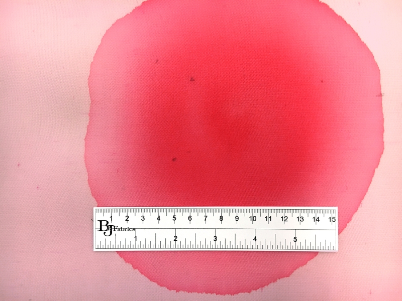 Hand Painted Silk Gazar with Watercolor Dots1