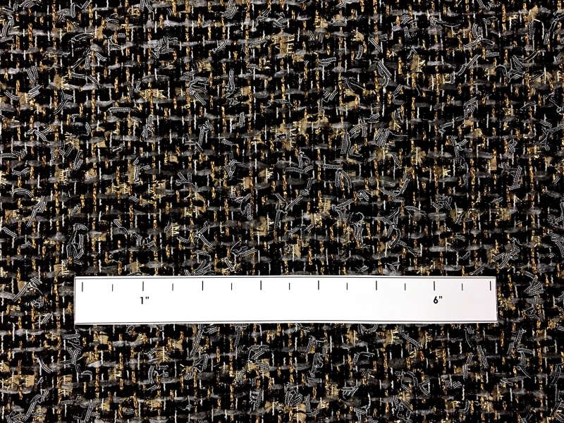 Nylon Blend Metallic Tweed 1
