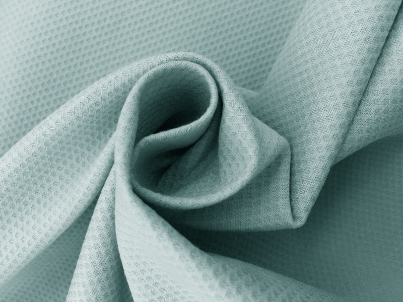 Italian Cotton Lycra Pique in Baby Blue2